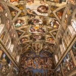 sistine chapel ceiling vatican rome.